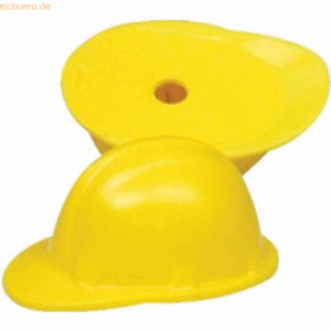 300 x M+M Spitzer -Schutzhelm- gelb 100 Stück im Polybeutel