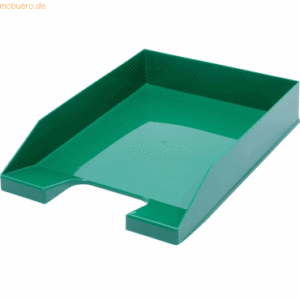 6 x M+M Briefablage A4 stapelbar basic-grün