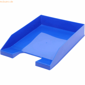 6 x M+M Briefablage A4 stapelbar basic-blau
