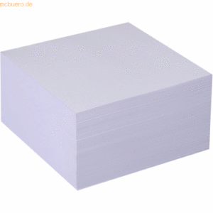 36 x M+M Zettelkasten-Ersatzeinlage 9x9cm 500 Blatt weiß