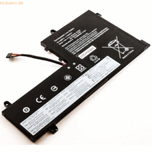 k.A. Akku für Lenovo 5B10Q82428 Li-Pol Volt 1125 mAh Schwarz