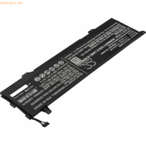 k.A. Akku für Lenovo 5B10Q39196 Li-Pol Volt 1125 mAh Schwarz