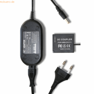 k.A. Netzteil-Kuppler kompatibel mit Panasonic Lumix DMC-GF3CR