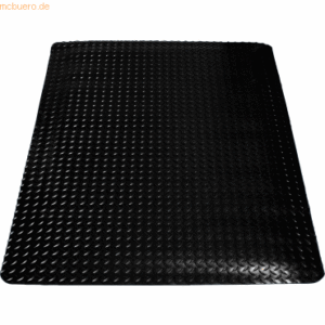 Miltex Arbeitsplatzmatte Yoga Deck Ultra 90x150cm schwarz