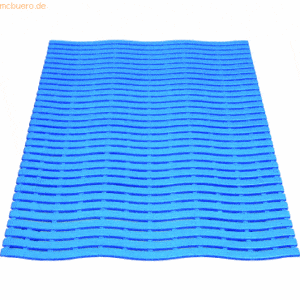 Miltex Feuchtraummatte Yoga Spa Basic 60x90cm blau