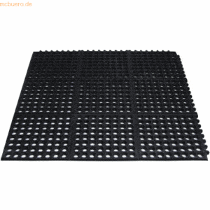 Miltex Arbeitsplatzmatte Yoga Octa Oil 90x90 cm schwarz