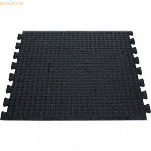 Miltex Arbeitsplatzmatte Yoga Flex Oil Mittelstück 80x70cm schwarz