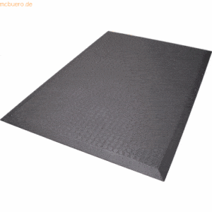 Miltex Arbeitsplatzmatte Yoga Ergo Fire mit Flachnoppen 65x185cm grau