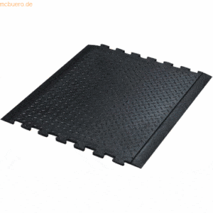 Miltex Arbeitsplatzmatte Yoga Lock Basic Mittelstück 71x78cm schwarz