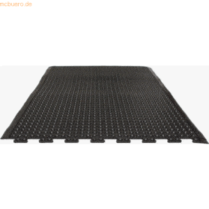 Miltex Arbeitsplatzmatte Yoga Dome Basic Endstück 90x120cm schwarz