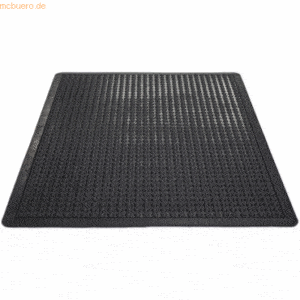 Miltex Arbeitsplatzmatte Yoga Dome Oil Einzelmatte 90x120cm schwarz