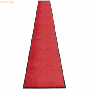 Miltex Schmutzfangmatte Eazycare Style 85x300cm A16 Clear Red