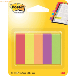 Post-it Notes Markers Haftstreifen Page Marker schmal 12