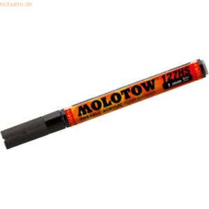 Molotow Permanentmarker One4All 127 HS-EF nachfüllbar 1mm schwarz