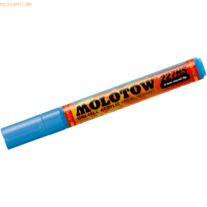 Molotow Permanentmarker One4All 227 HS nachfüllbar 4mm schockblau mitt