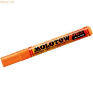 Molotow Permanentmarker One4All 227 HS nachfüllbar 4mm neonorange fluo