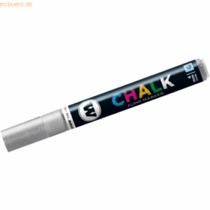 Molotow Windowmarker Pump Marker Chalk nachfüllbar 4mm metallic silber