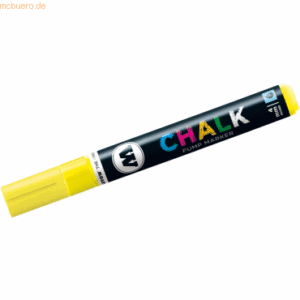 Molotow Windowmarker Pump Marker Chalk nachfüllbar 4mm neongelb