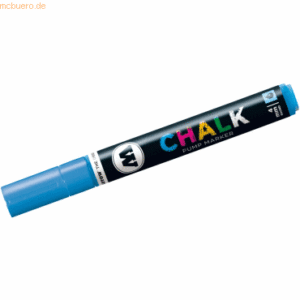 Molotow Windowmarker Pump Marker Chalk nachfüllbar 4mm neonblau