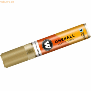 Molotow Permanentmarker ONE4ALL 327 HS nachfüllbar 4-8 mm metallic gol
