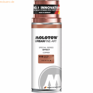 Molotow Farbspray Urban Fine-Art 400ml Effect kupfer (copper)