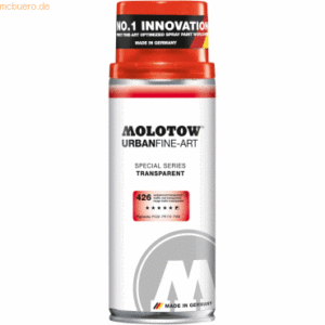 Molotow Farbspray Urban Fine-Art transparent 400ml traffic red