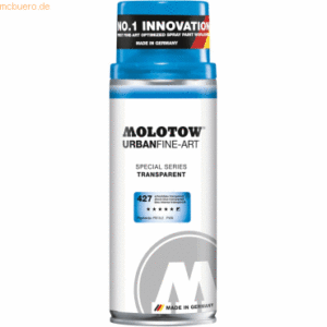 Molotow Farbspray Urban Fine-Art transparent 400ml shock blue