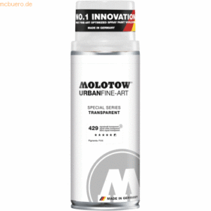 Molotow Farbspray Urban Fine-Art transparent 400ml signal white