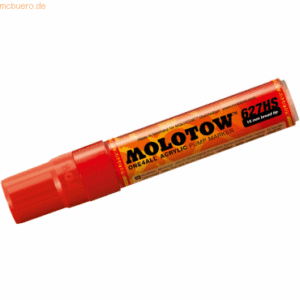 Molotow Permanentmarker One4All 627 HS nachfüllbar 15mm verkehrsrot