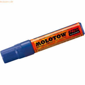 Molotow Permanentmarker One4All 627 HS nachfüllbar 15mm echtblau