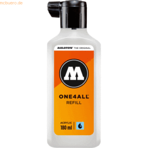 Molotow Nachfülltinte One4All für Permanentmarker 180ml signalweiß