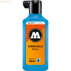 Molotow Nachfülltinte One4All für Permanentmarker 180ml schockblau mit