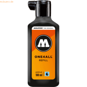 Molotow Nachfülltinte One4All für Permanentmarker 180ml signalschwarz