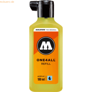 Molotow Nachfülltinte One4All für Permanentmarker 180ml neongelb fluor