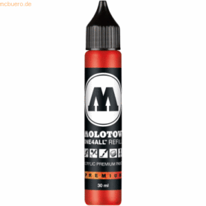 Molotow Nachfülltinte One4All für Permanentmarker 30ml verkehrsrot