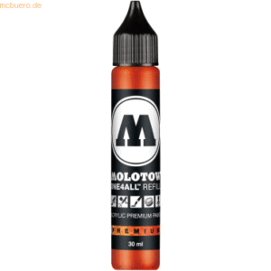 Molotow Nachfülltinte One4All für Permanentmarker 30ml dare orange