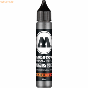 Molotow Nachfülltinte One4All für Permanentmarker 30ml cool grey paste