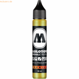 Molotow Nachfülltinte One4All für Permanentmarker 30ml neongelb fluore