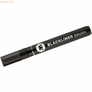 Molotow Aquarellstift Brush Blackliner 1-2mm schwarz