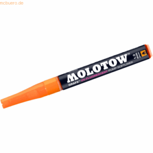 Molotow Pinselmarker Pump Softliner Grafx UV-Fluorescent 1mm orange