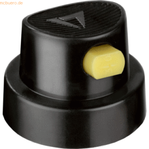 Molotow Sprühkopf Flat Jet Artist 1 Cap black-yellow 1-4cm VE=100 Stüc