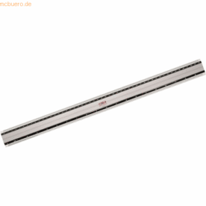 10 x M+R Lineal Aluminium 50cmcm und inch Skalierung