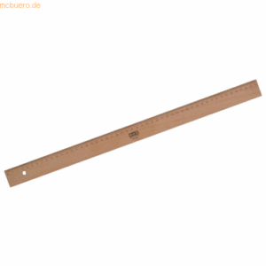 M+R Lineal Holz 50cm Buche Metalleinlage