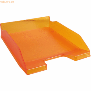 6 x Exacompta Briefablage Combo 2 A4+ Linicolor mandarine transluzent