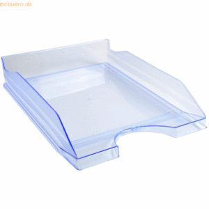 10 x Exacompta Briefablage Ecotray Linicolor A4 transluzent eisblau