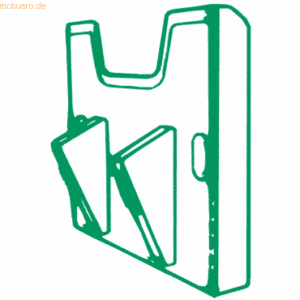 Exacompta Prospektfach Wandelement A4 glasgrün