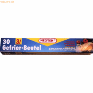 Neoten Gefrierbeutel 3l transparent VE=30 Stück