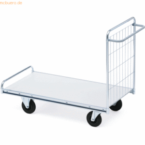 Helge Nyberg Stapelwagen Serie 300 Modell 51 1 Etage 120x60cm silber