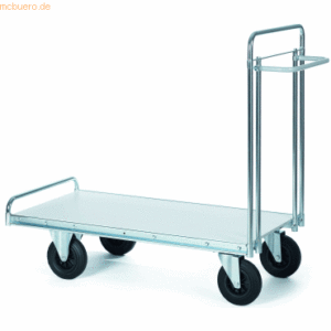 Helge Nyberg Stapelwagen Serie 400 Modell 54 1 Etage 80x60cm silber