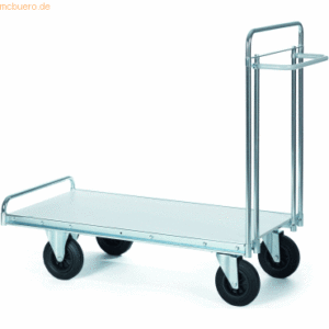 Helge Nyberg Stapelwagen Serie 400 Modell 54 1 Etage 100x80cm silber